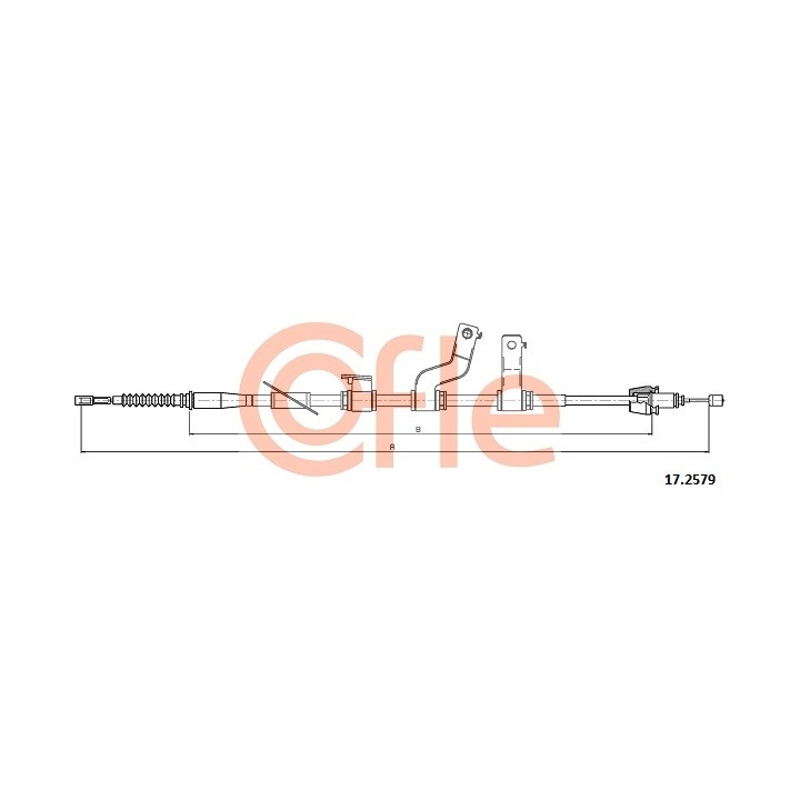 1 987 482 572 - Cable, parking brake - 1-987-482-572