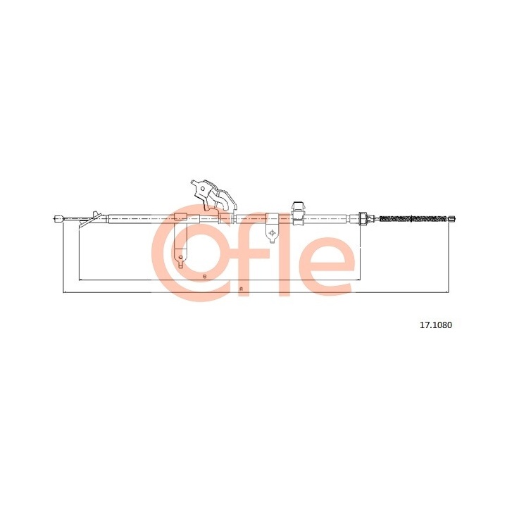 17.1080 - Cable, parking brake - 17-1080