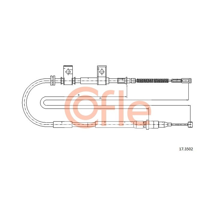 1 987 477 717 - Cable, parking brake - 1-987-477-717