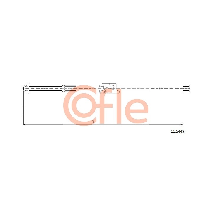1 987 482 132 - Cable, parking brake - 1-987-482-132