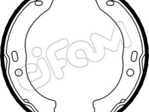 153-094 - Brake Shoe Set, parking brake - 153-094