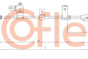 17.1438 - Cable, parking brake - 17-1438