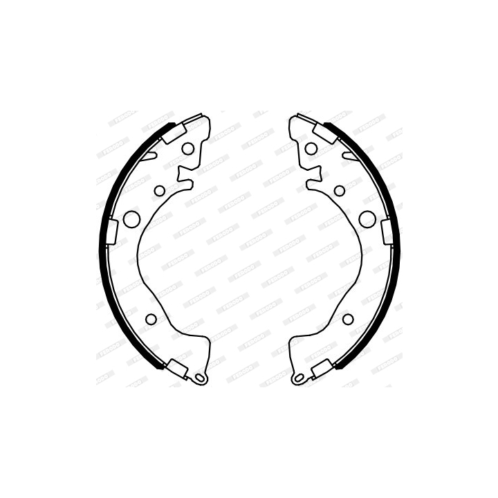 153-493 - Brake Shoe Set - 153-493