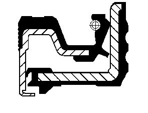 19036924B - Shaft Seal, wheel hub - 19036924b