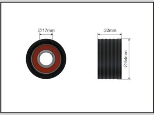 25-99 - Deflection/Guide Pulley, timing belt - 25-99