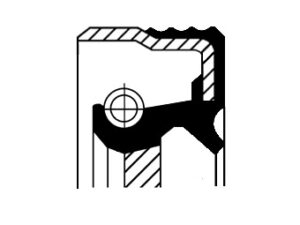 19037052B - Shaft Seal, automatic transmission - 19037052b