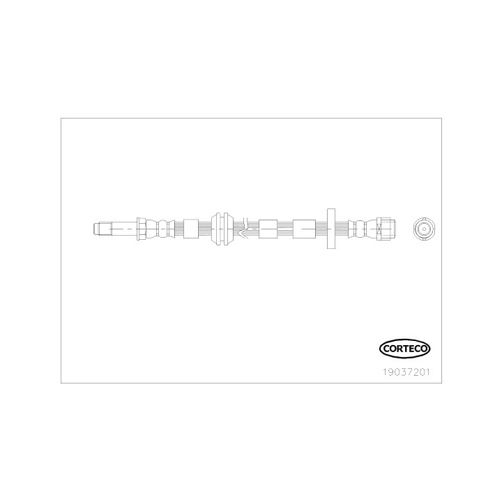 1 987 481 692 Brake Hose - 1-987-481-692