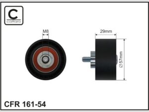 161-54 Deflection/Guide Pulley, timing belt - 161-54