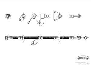 19032248 - Brake Hose - 19032248