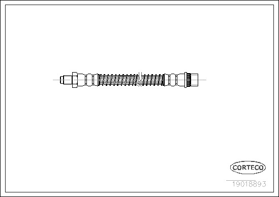 19018893 - Brake Hose - 19018893