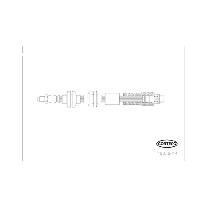 1 987 481 569 Brake Hose - 1-987-481-569