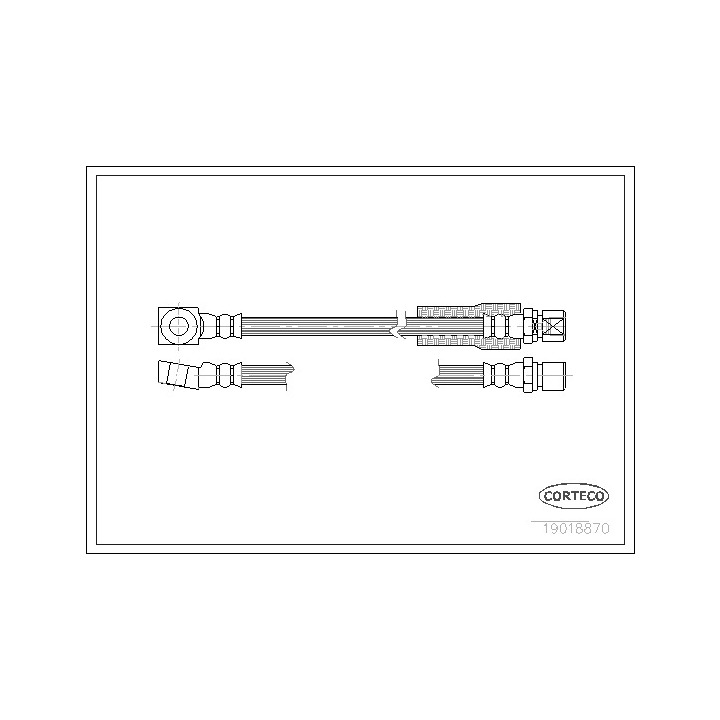 19018870 - Brake Hose - 19018870