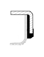 19035538B - Shaft Seal, crankshaft - 19035538b