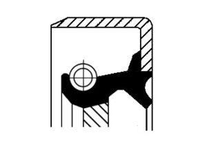 19035160B - Shaft Seal, manual transmission - 19035160b