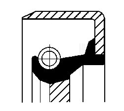 19034646B Shaft Seal, automatic transmission - 19034646b