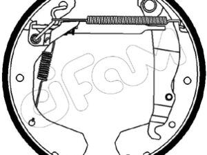 151-080 - Brake Shoe Set - 151-080