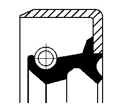 19033803B - Shaft Seal, differential - 19033803b