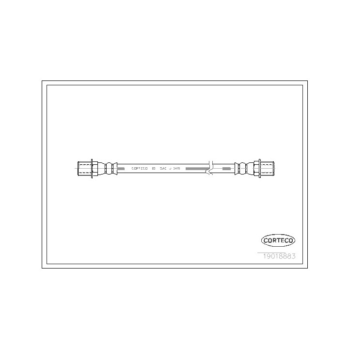 19018883 - Brake Hose - 19018883