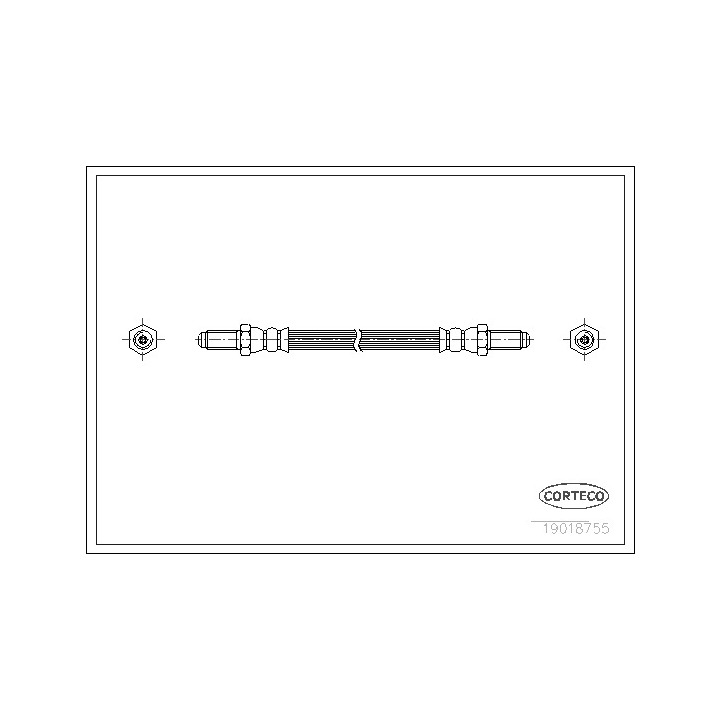 19018755 - Brake Hose - 19018755
