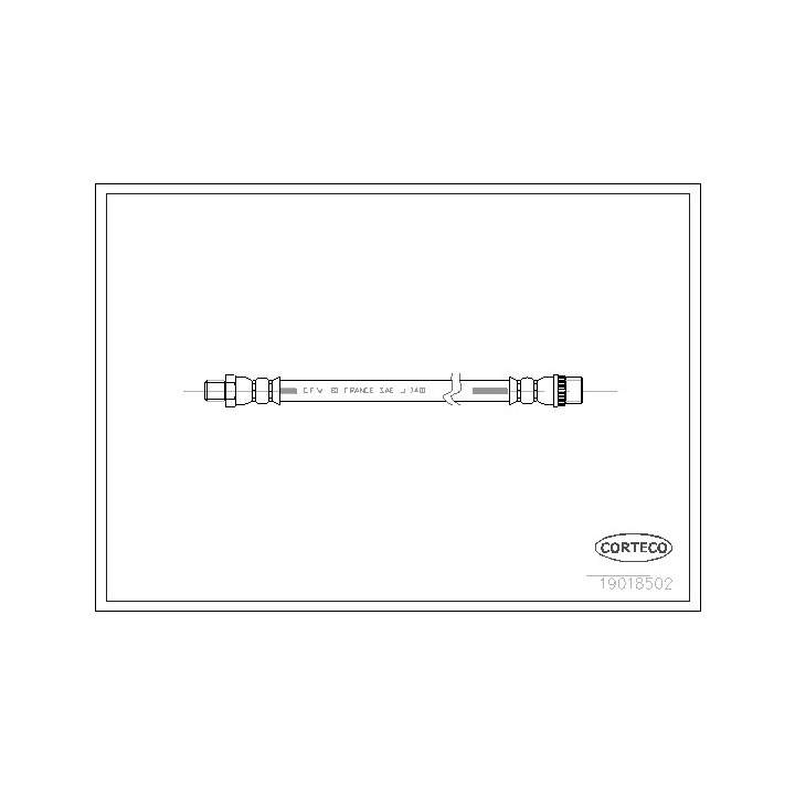 19018502 - Brake Hose - 19018502