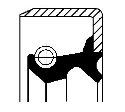 19035215B Shaft Seal, differential - 19035215b