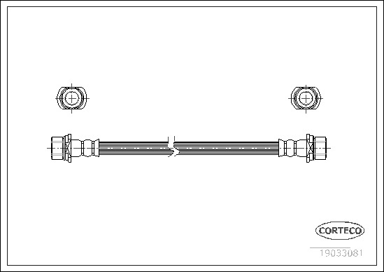 19033081 - Brake Hose - 19033081