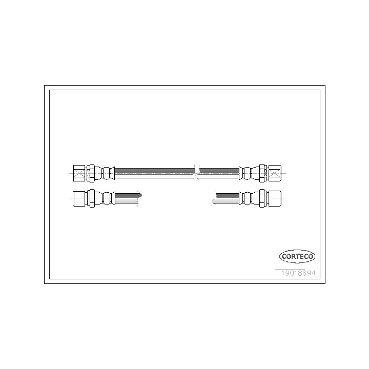 19018694 - Brake Hose - 19018694