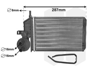 17006259 - Heat Exchanger, interior heating - 17006259