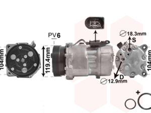 1800K321 Compressor, air conditioning - 1800k321