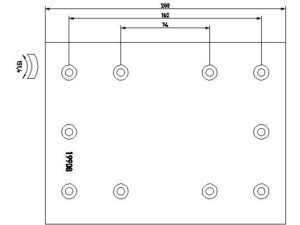 1990805 - Brake Lining Kit, drum brake - 1990805
