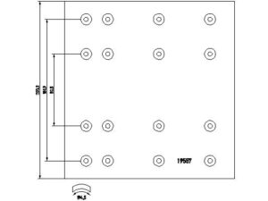 1955713 - Brake Lining Kit, drum brake - 1955713