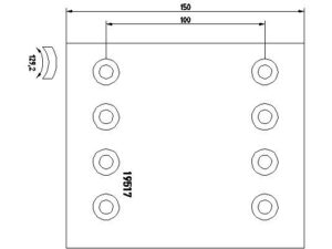 1951701 Brake Lining Kit, drum brake - 1951701