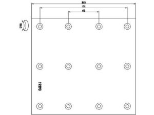 1939308 Brake Lining Kit, drum brake - 1939308
