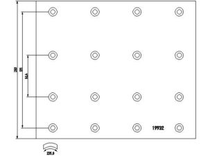 1993201 - Brake Lining Kit, drum brake - 1993201