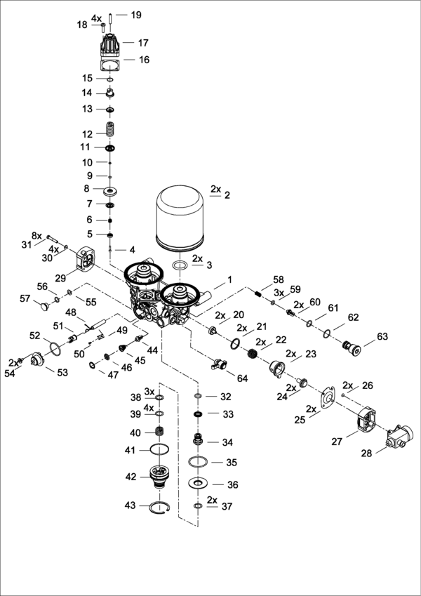 Air Dryer (Twin Cannister) - 4324332010