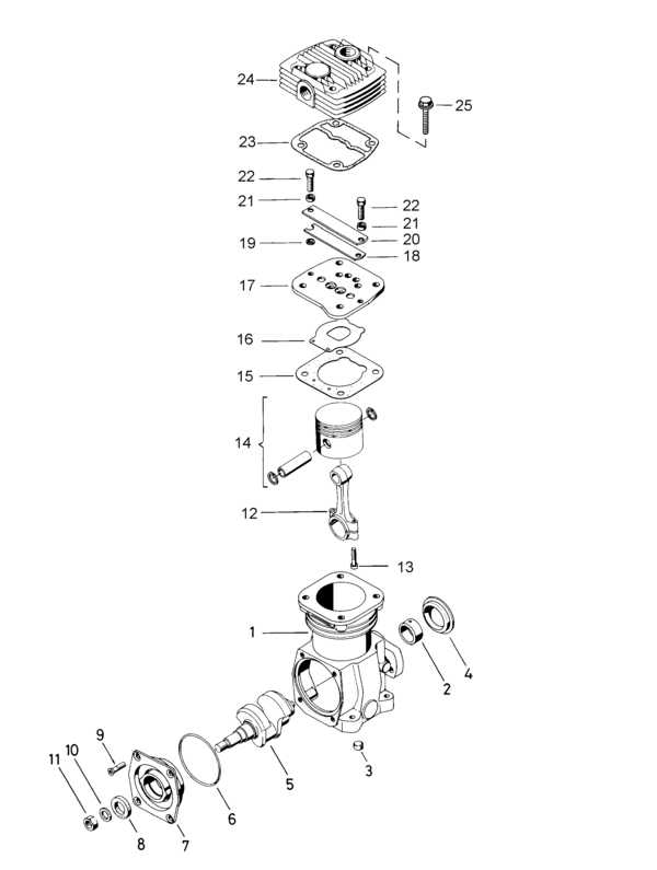 Compressor (Single Cylinder) - 4111417020