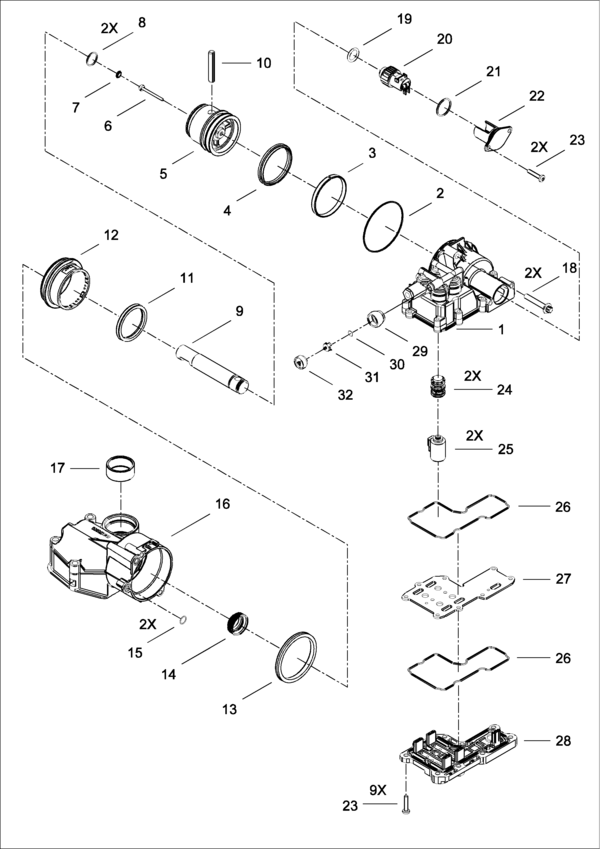3 Position Cylinder - 4213500870
