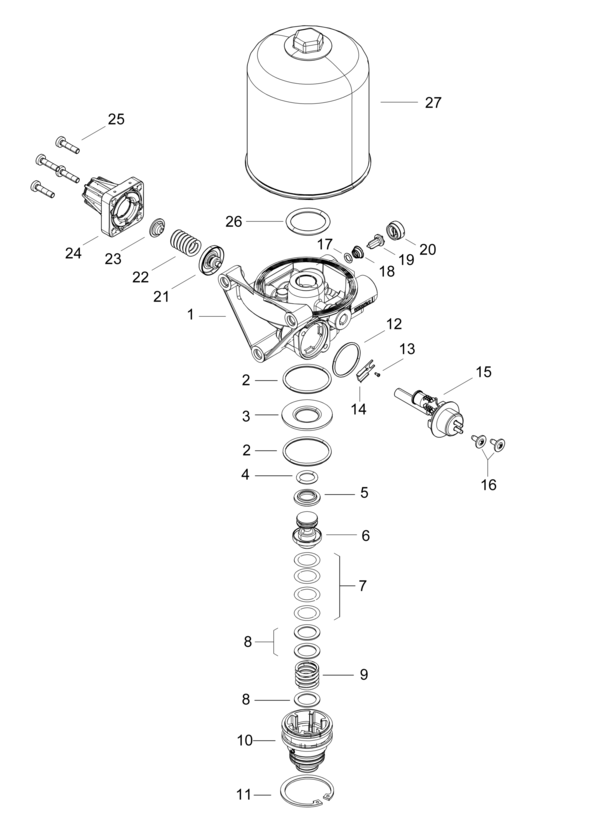Air Dryer (Single Cannister) - 4324102800