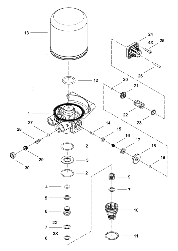 Air Dryer (Single Cannister) - 4324101170
