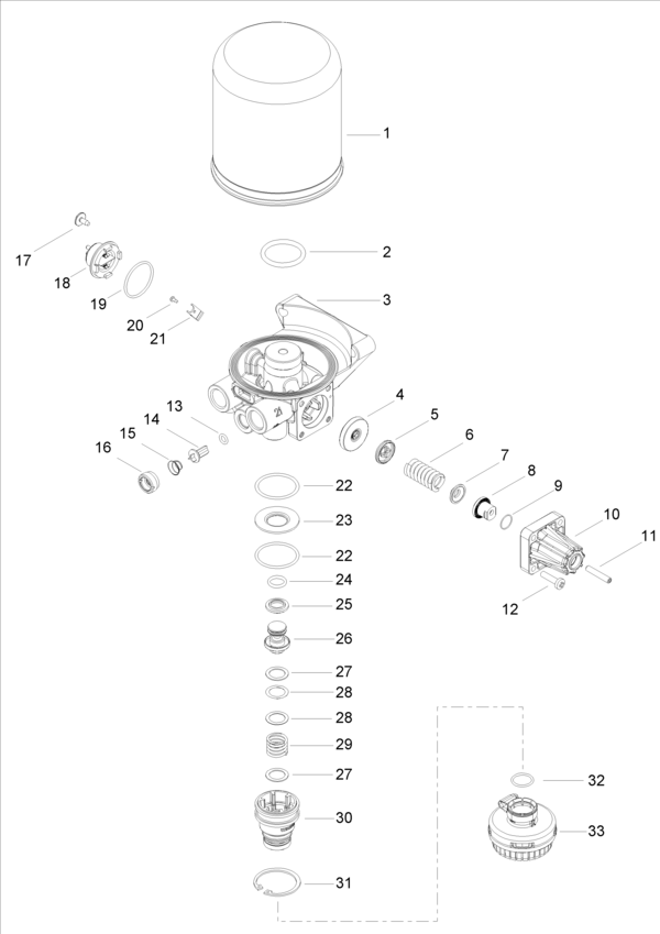 Air Dryer (Single Cannister) - 4324101820