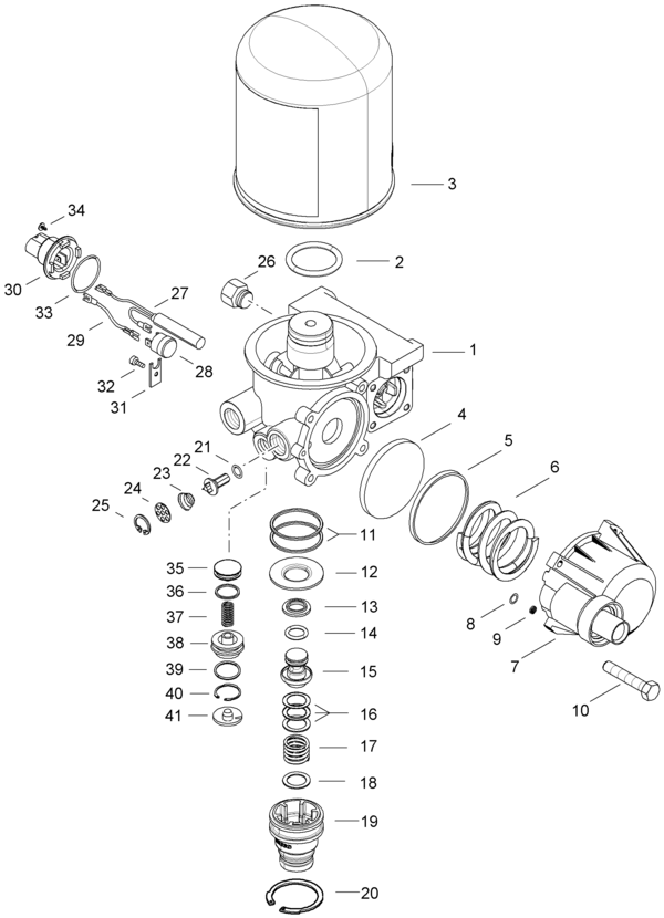 Air Dryer (Single Cannister) - 4324130010