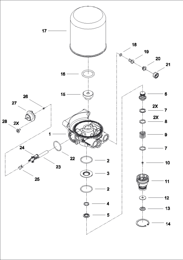 Air Dryer (Single Cannister) - 4324200020