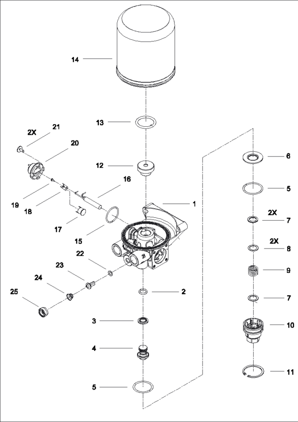 Air Dryer (Single Cannister) - 4324200030