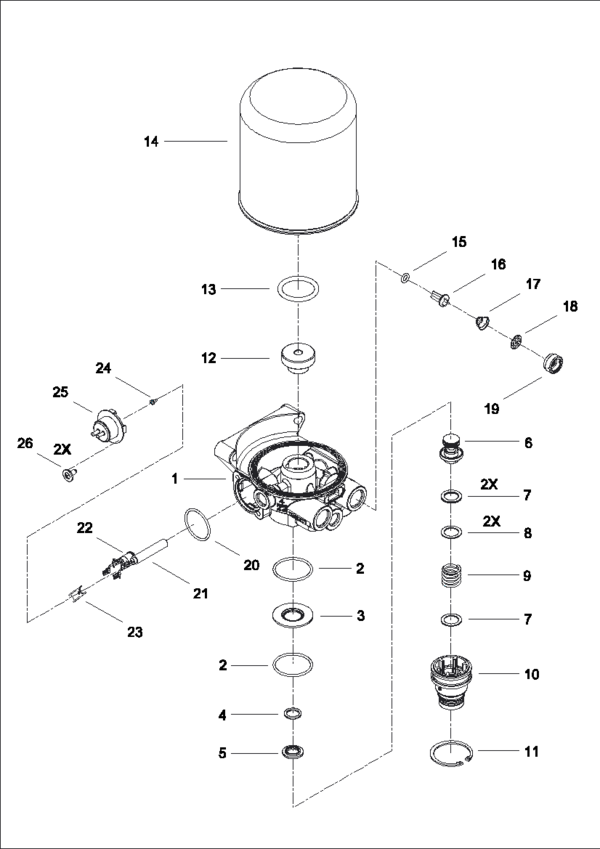 Air Dryer (Single Cannister) - 4324210070