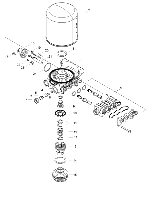 Electrically Controlled Air Dryer - 4324251010
