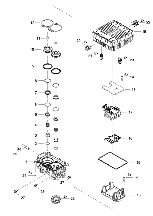 EBS-Trailer Modulator Multivoltage - 4801020800
