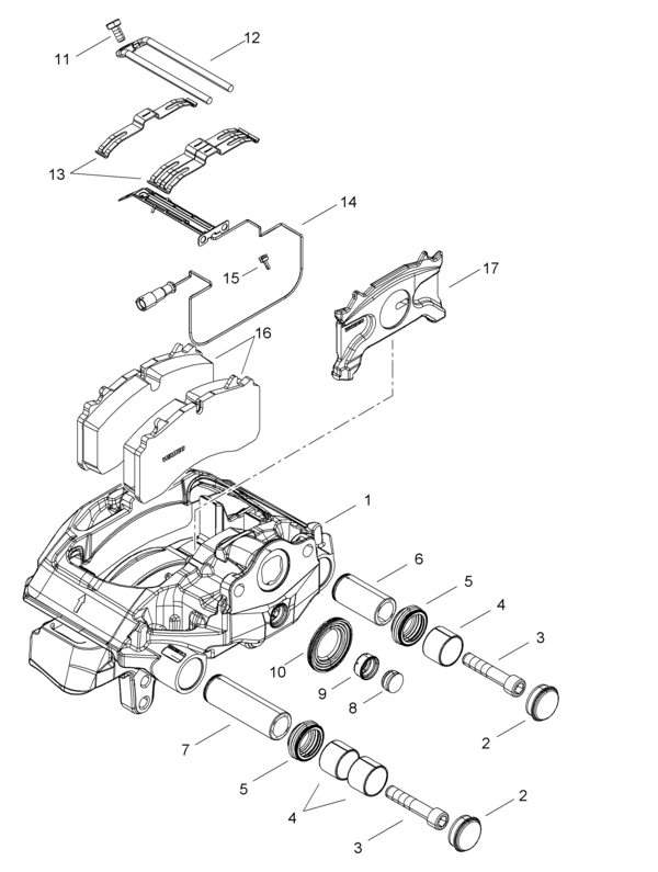 Disc Brake NG WX platform - 6402220040