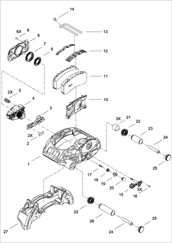 Disc Brake MAXX-range - 6403221020