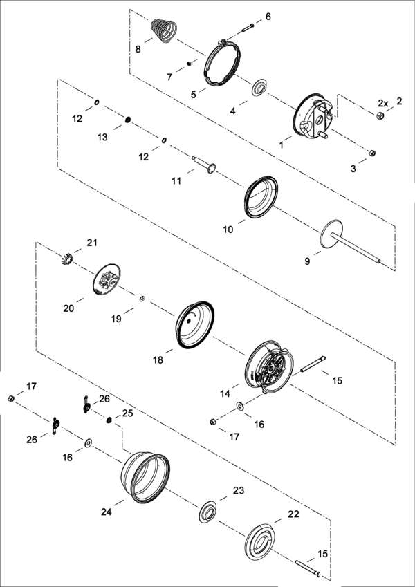 Double-Diaphragm Tristop D T24/30 - 9253762010