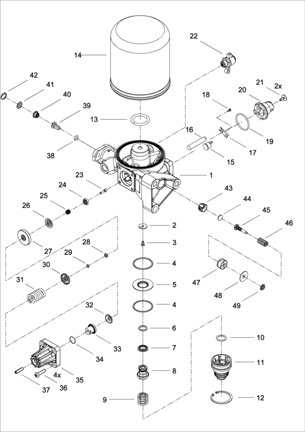 Air Dryer (Single Cannister) - 9324000160